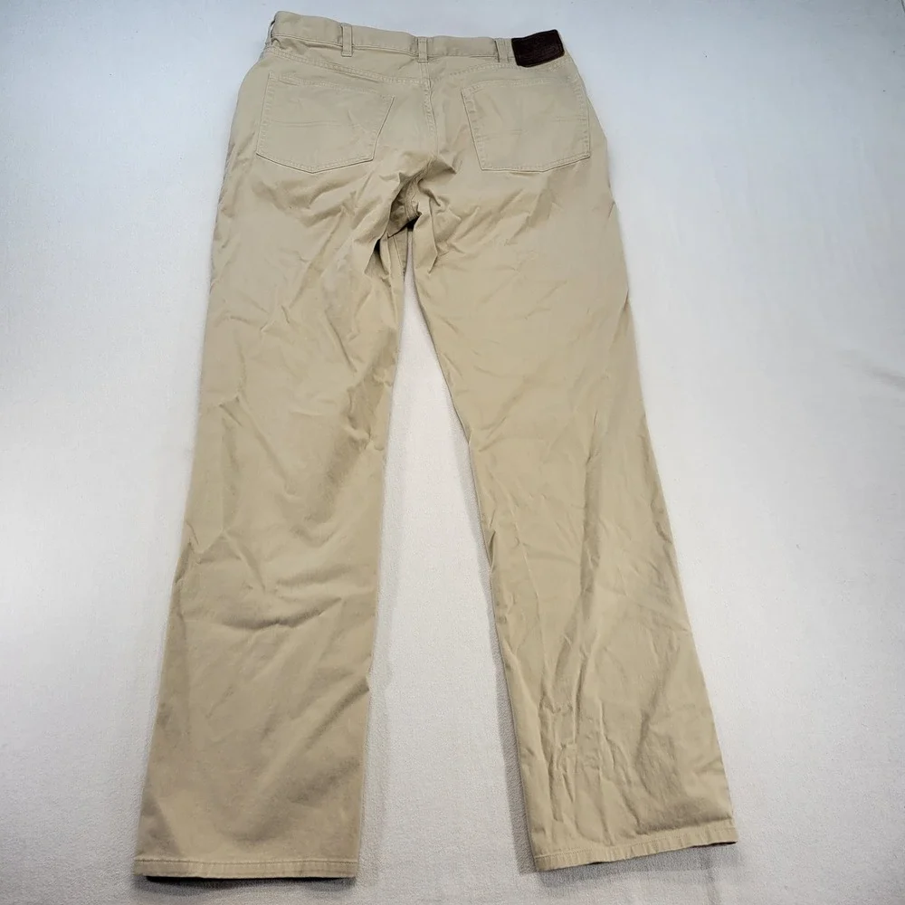 Polo Ralph Lauren Pants Mens 36x34 Tan Straight Leg Cotton Stretch Chino